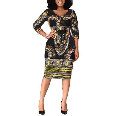 China Turkey Africa Fashion Anti-Static Office Work Dresses Women Formal Black Bodycon Office Dress for sale