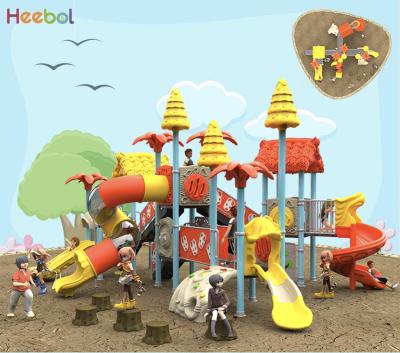 China Amusement Park Customized Children's Outdoor Playground Equipment Plastic Slide Amusement Equipment for sale