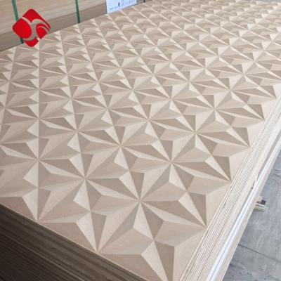 China New Products Bangladesh Melamine MDF Board Moisture Proof Price Hdf With OEM Service for sale