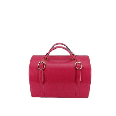 China Promotion Pink Color Storage Handbag With Ribbon Lock For Bottle Storage for sale