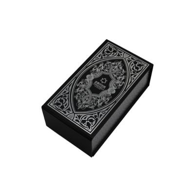 China Custom Logo Stamp Promotion Pattern Silver Packaging Box Gift Box for sale