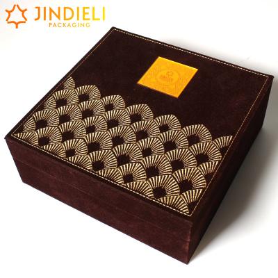 China Empty Metal Women's Perfume Gift Paper Packaging Boxes Large Corner Recyclable Custom Leather Luxury Exquisite High-Grade Car for sale