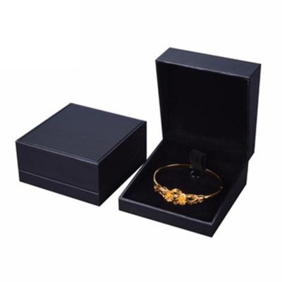 China Promotion Wholesale And Retail Professional Manufacturer Custom Logo Ring Necklace Bracelet Jewelry Packaging Black Box With Light for sale