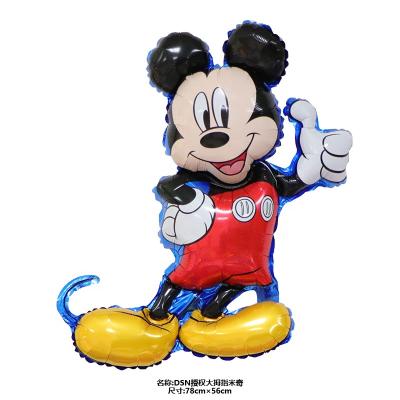 China Gift Toy Jinbella 2020 New Design Mickey Minnie Series Printed Cartoon Shape Large Size Helium Foil Balloon for sale