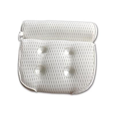 China High Quality Sustainable Bath Pillow 4d Mesh Spacer Air Tub Pillow Relieve Cervical Pressure for sale