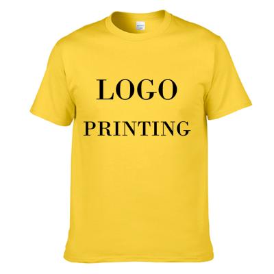 China Anti-pilling Anti-pilling Men's Shirts T-Shirts Printing Cloth Combed 100%Cotton Cotton T-shirt for sale