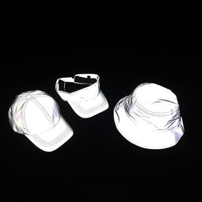 China OEM striped ODM striped reflective visor cap custom made/sports visor cap for men/sun visor cap for sale