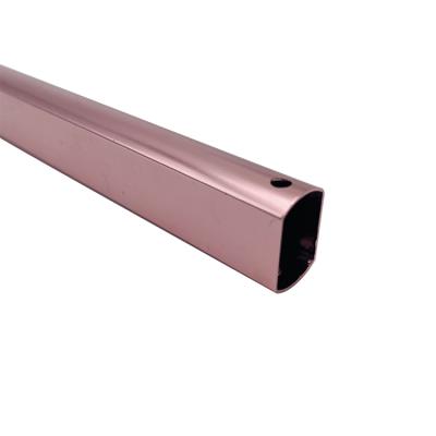 China Aluminum Profile Customized CNC Aluminum Tube CNC Processed Full Colors Anodized for sale