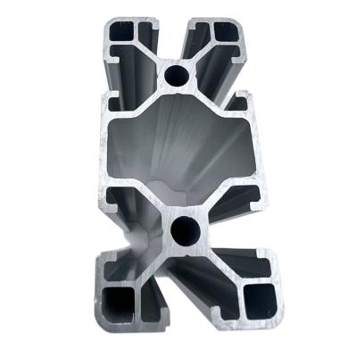 China Aluminum Profile 6061 6063 Aluminum T Sloted Frame Anodized Silver for sale