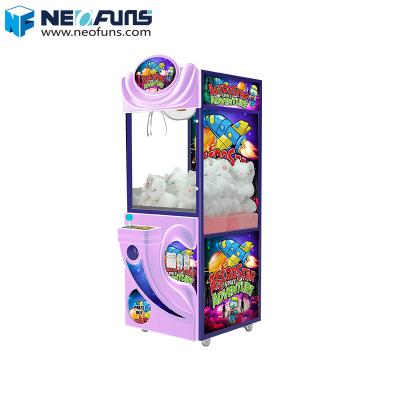 China Iron Metal Construction Neofuns Space Adventure Theme Complete Claw Crane Machine Neo Crane Machine with 7 Colors Led Light Rotation for sale