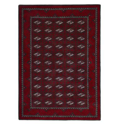 China Washable Modern Polyester Red Patterned Rug For Living Room With Factory Price for sale