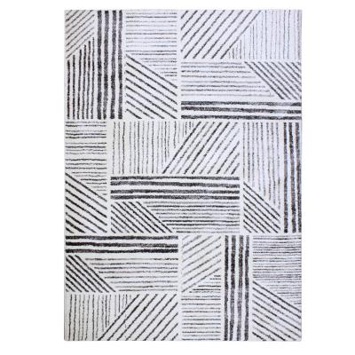 China Stain Resistant Wilton Machine Jacquard Geometric Living Room Polyester Rug for sale