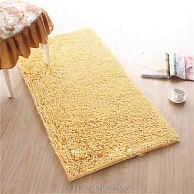 China Hot Selling Microfiber Soft Shaggy Chenille Carpet Bath Rug / Chenille Carpet for sale