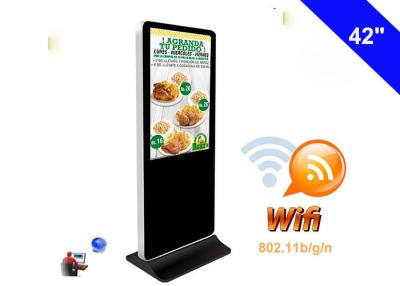 China Full HD Vertical Digital Signage kiosk Wifi 42 Inch LCD Advertising Display for sale