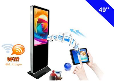 China 4K Resolution WiFi Digital Signage Display , Free Standing Digital Signage LCD for sale