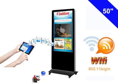 China Free Standing WiFi Digital Signage kiosk LCD Advertising Media Monitor for sale