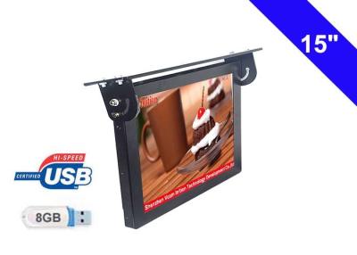 China Commercial Bus LCD Display 15 Inch With Ceiling Mounted Installation for sale