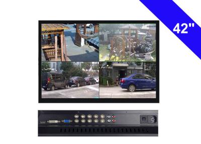 中国 黒いCCTV LCDのモニター42インチ、220W CCTVの保証モニターAC 100V- 240V 販売のため