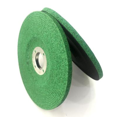 China Grinding Stone / Hard Green Iron 150mm Silicon Carbide Grinding Wheel For Angle Grinder for sale