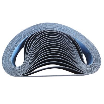 China Long Time Deefors Polishing High Quality 80 Grit 40mm x 760mm Zirconium Emery Sanding Belt for sale