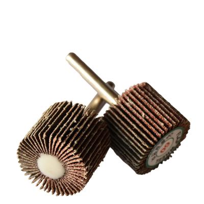 China High quality 35mm 50mm aluminum oxide fin wheel with axle for stainless steel for sale