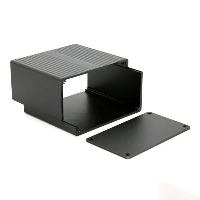 China Al6063 Alloy Material Ect Electronic High Quality Split Body Type Extrude Aluminum Electronic Enclosure for sale