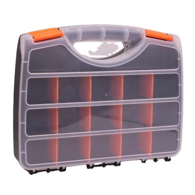 China Lightweight 15 Compartments Organizer Storage Box Plastic Tool Organizer for sale