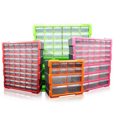 China Plastic Cabinet U-1511 pp Drawer Storage Box Organizer Wall Mount High Quality Material Plastic Drawers Box With 64 Available for sale