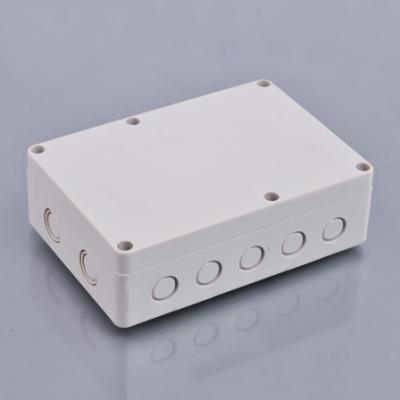 China ABS Plastic Waterproof IP65 Waterproof Outdoor Switch Enclosure Transparent Cover Junction Box for sale