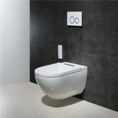 Κίνα High quality concealed cistern automatic flush one piece wall hung wc smart intelligent toilet προς πώληση