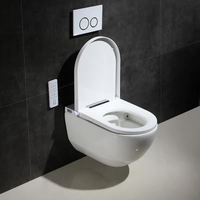 China Fashion modern design ceramic bathroom self clean smart toilet with remote control for sale