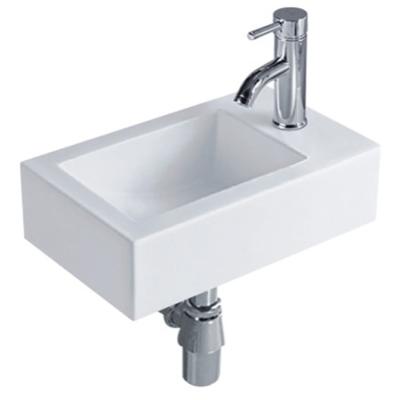 China Light luxury design hot sells home hotel sanitary ware wash basin sink wall hung for sale