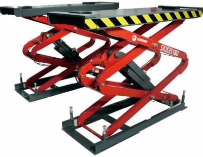 China SXJS3518 Full Rise Scissor Lift , In Floor Installation 3500kg for sale