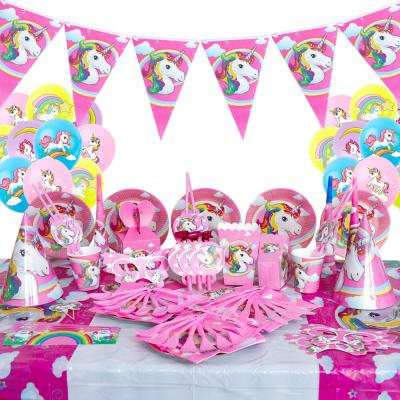 China Wholesale Pink Unicorn Happy Birthday Party Balloons Globos Unicorn Party Supplies Birthday LEMON Decorations for sale