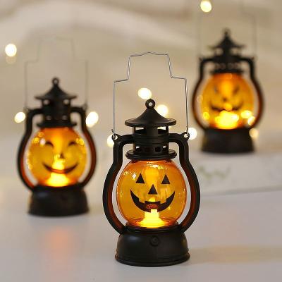 China Wholesale Halloween LED Party Supplies Hot LED Indoor Candle Light Pumpkin Lantern Halloween Decorations for sale