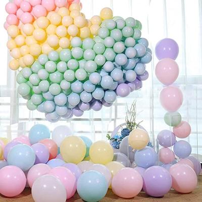 China Wedding Graduation Birthday Baby Shower Birthday LEMON Globos Metalizados Quality Pastel Cheap Latex Balloons Matching Macaron Candy Colored Party Balloons For Wedding Birthday children for sale