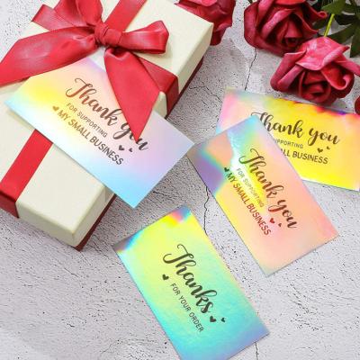 China Custom Printing Thanksgiving LEMON Amazon Laser Card Black Gold Foil Small Business Greeting Thank You Cards With Logo for sale