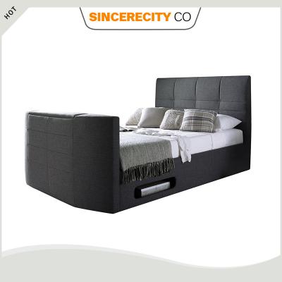 China Modern New Design Fabric TV Bed for sale