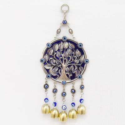 China Europe Tree of Life Wind Rings Evil Eye Amulet Hanging Wall Hanging for Home Decor Blessing Protection Dreamy Gift Receiver for sale