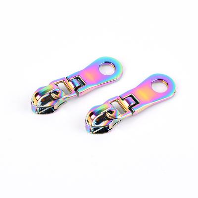 China High Quality Garment Various Color Zipper Pulls Custom Round Shaped Garment Metal Zipper Puller for sale