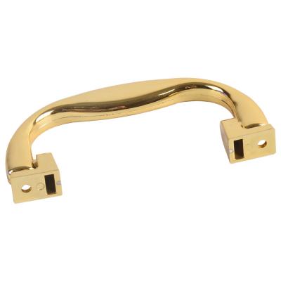 China Factory Price Contemporary Light Gold Furniture Handle Metal Luggage Hardware for sale