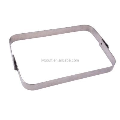 China Wholesale Custom Nickel Color Accessories Handbags Handbags Metal Purse Frame Box Decorative Clutch Bag Frames for sale