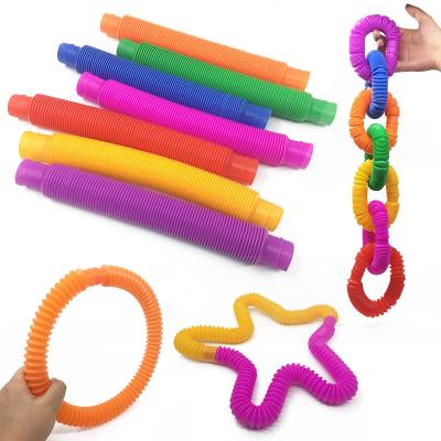 China Big PE Gift Pipe Sensory Tools PE Stress Busy Worry Relief Person Noise Tube Toys for Kids and Adults for sale