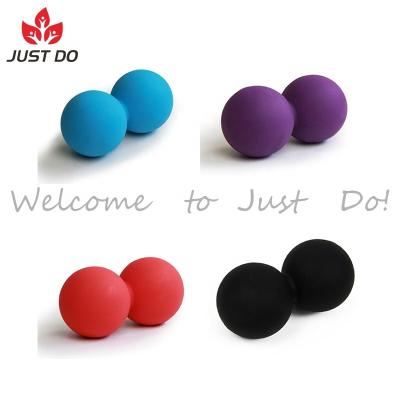 China Portable Double Body Portable Therapy Lacrosse Custom Exercise Massage Ball for sale