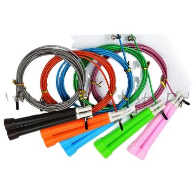 China Portable Adjustable Cable Speed ​​Portable Cheap Jump Rope for sale