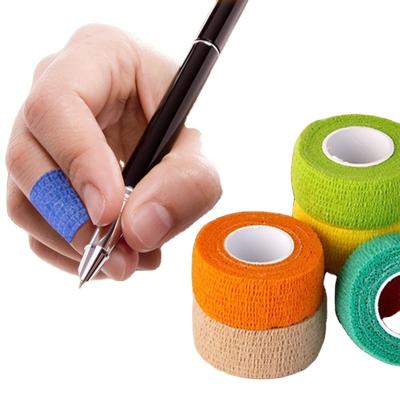 China Portable Portable Self Adhering Nonwovens Air Flexible Wrap Bandage Finger Tape Rolls For Finger Sprains Swelling for sale