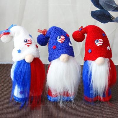 China Modern Plush Dolls Gnome Independence Day Gnome Plush Veterans Day Faceless Irish Day Gift for Decoration for sale