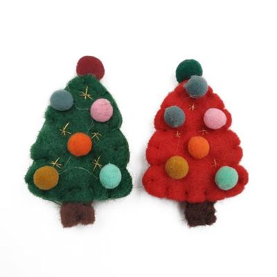 China Christmas Decoration DIY Christmas Ornaments Handmade Wool Felt Christmas Tree Garland Hanging Garlands Decor Crafts Gifts for sale