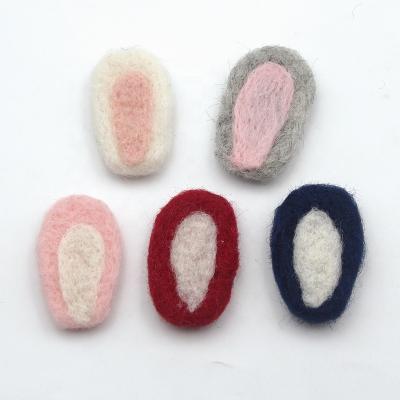 China Hair Clip Decoration Women Jewelry Hair Clip Accessories Wool Felt DIY Rabbit Ear Hat Girl Hair Push Animal Accessories for sale