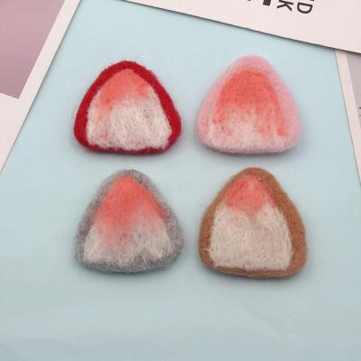 China Wool Decoration Yarn Felt Cat Ear Poke Hat Hair Girl Fox Ear Kids Jewelry Animal Accessories DIY for sale